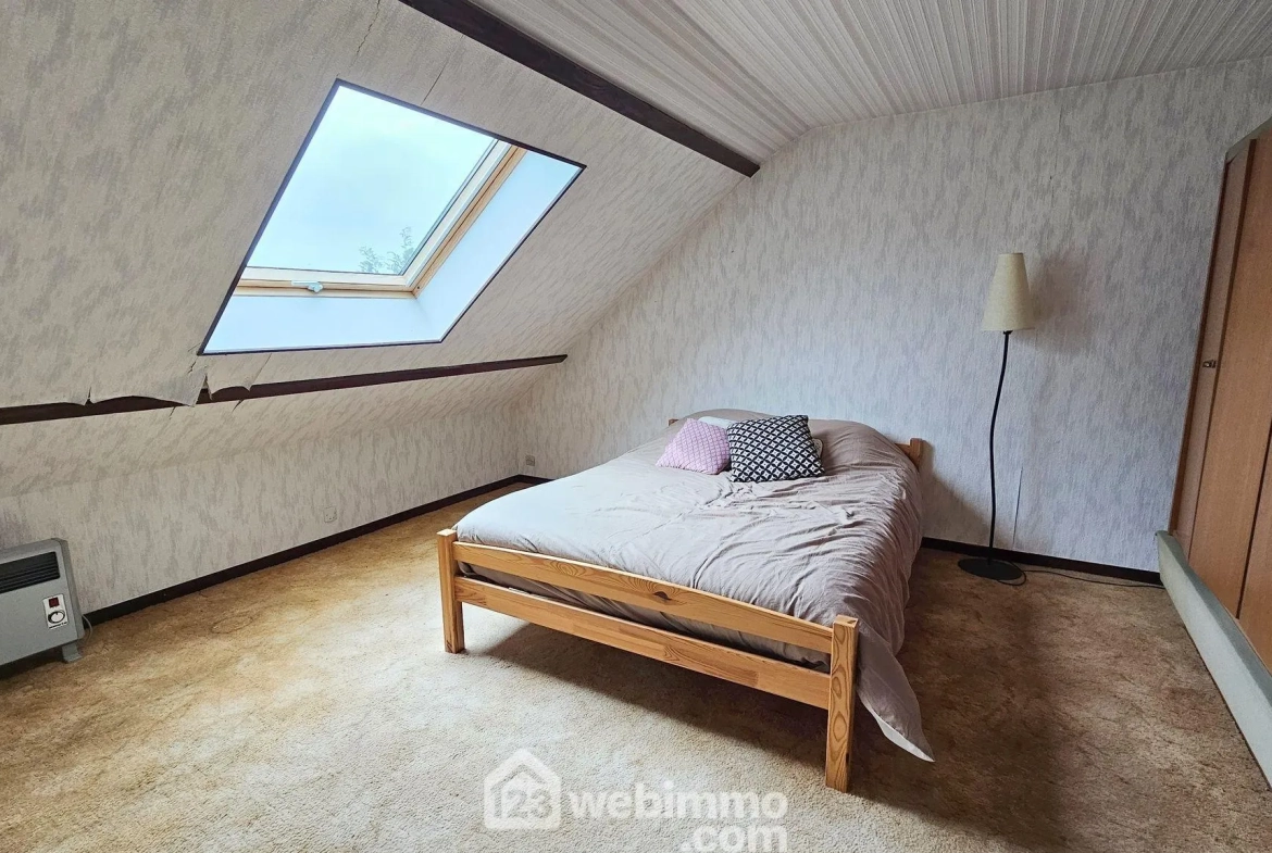 Maison à vendre de 108 m² à Treuzy-Levelay, proche Nemours, idéal pour rénovation avec grand terrain 
