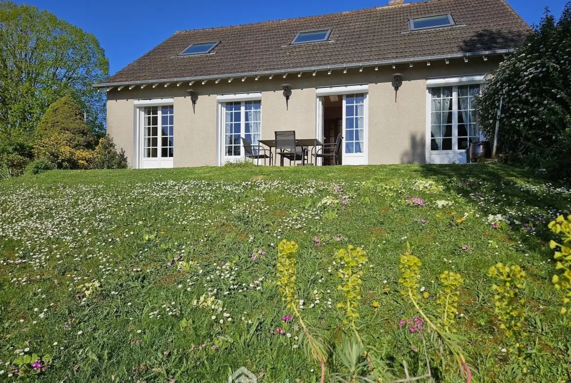 Maison à vendre de 108 m² à Treuzy-Levelay, proche Nemours, idéal pour rénovation avec grand terrain 