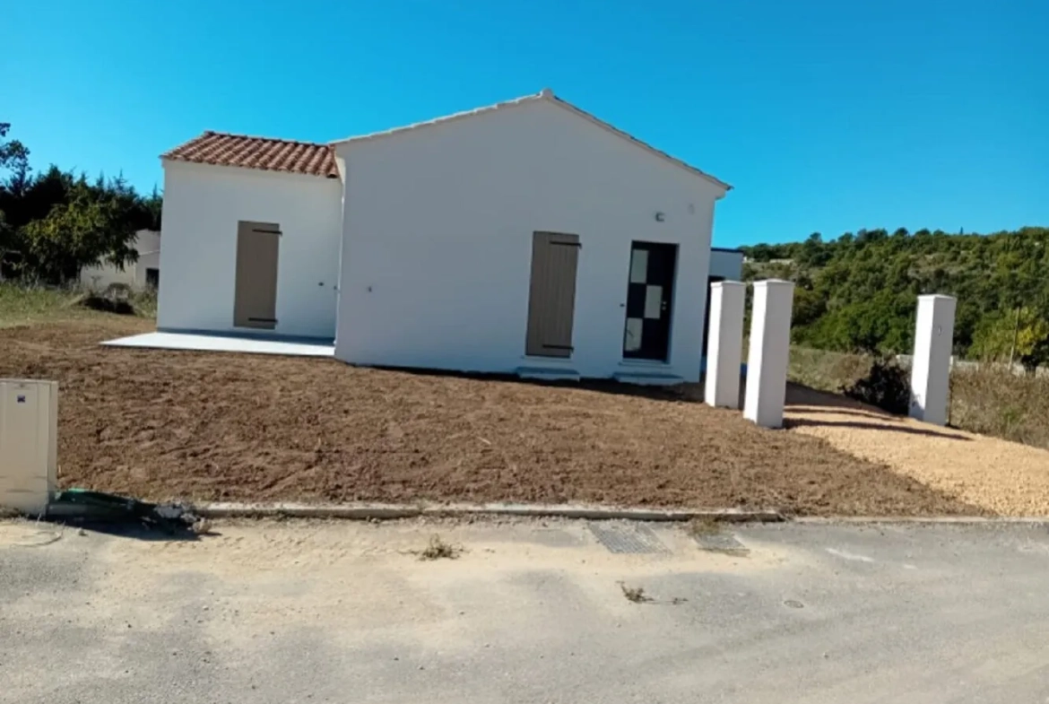 Villa neuve de plain-pied à Saignon - 3 chambres, chauffage pompe à chaleur 