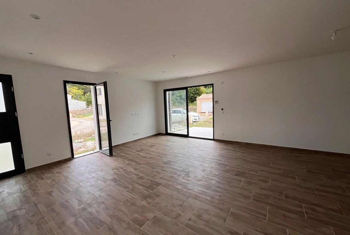 Villa neuve de plain-pied à Saignon - 3 chambres, chauffage pompe à chaleur 