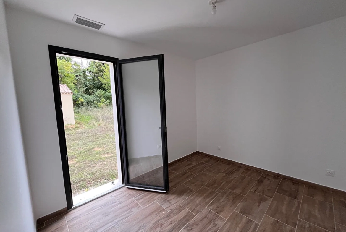 Villa neuve de plain-pied à Saignon - 3 chambres, chauffage pompe à chaleur 