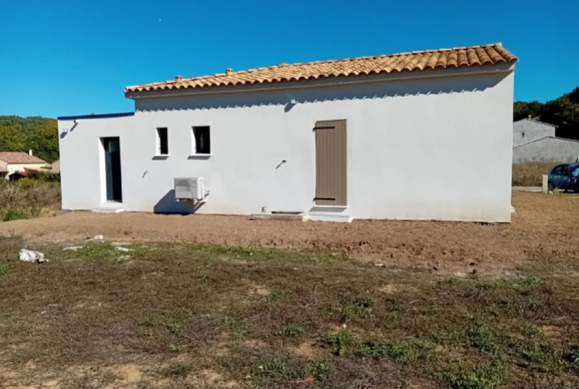 Villa neuve de plain-pied à Saignon - 3 chambres, chauffage pompe à chaleur 