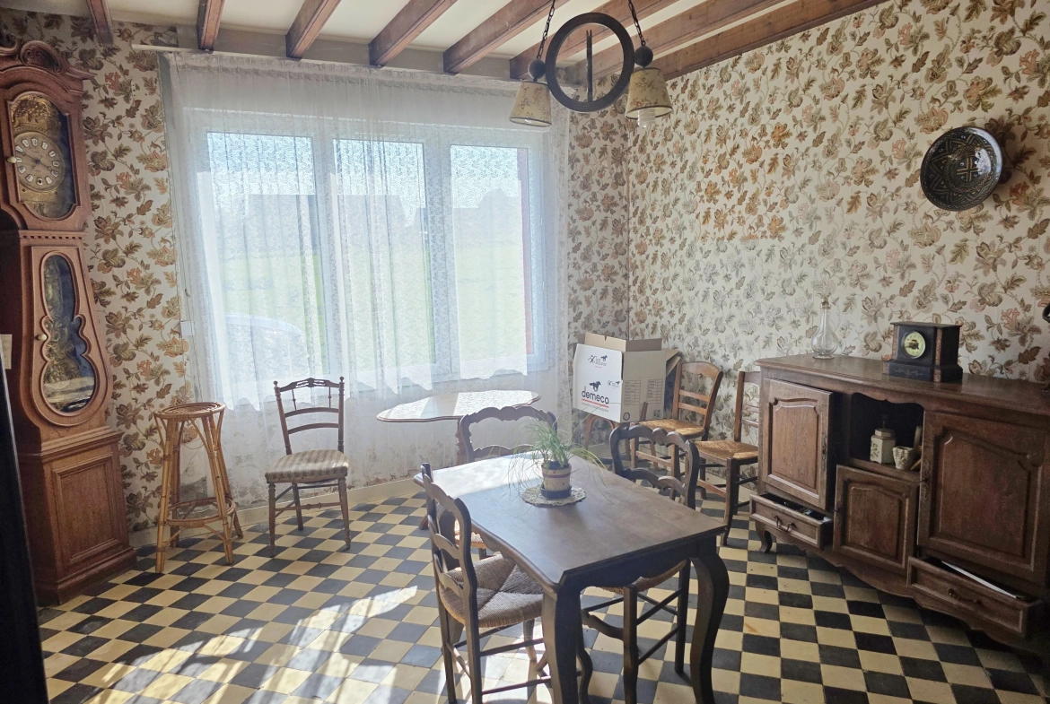Maison de caractère à Fécamp avec bâtisse en colombages, 113 m² 