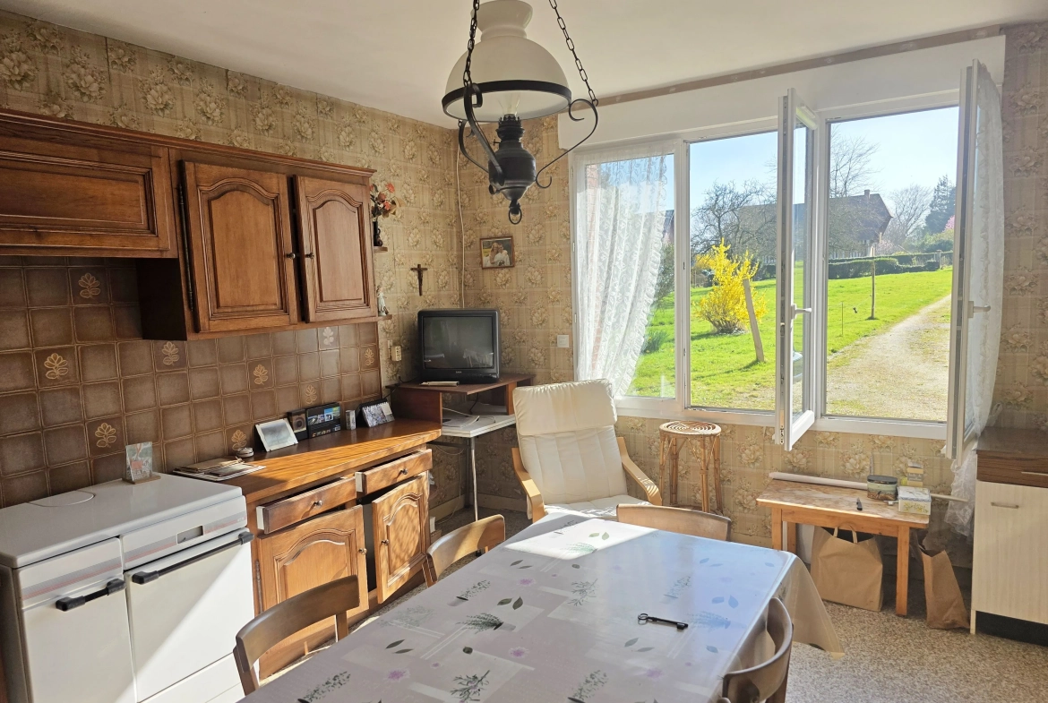 Maison de caractère à Fécamp avec bâtisse en colombages, 113 m² 