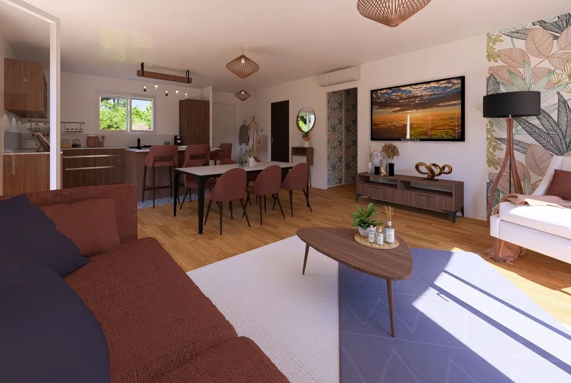 Maison neuve 3 chambres à Saint-Paul-lès-Dax - Projet clé en main 