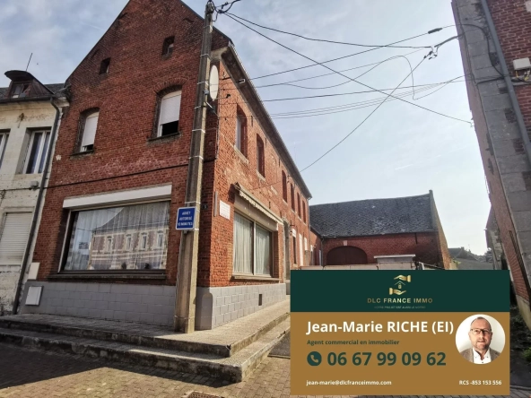 Immeuble de rapport à Solesmes de 166 m² avec deux logements loués