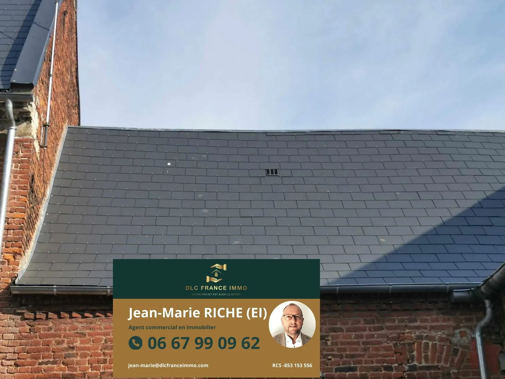 Immeuble de rapport à Solesmes de 166 m² avec deux logements loués 