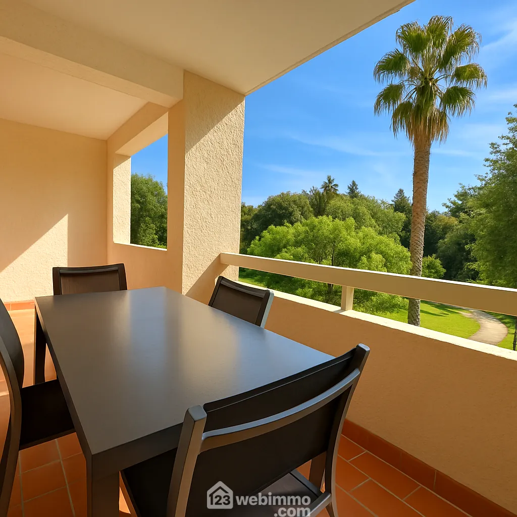 Appartement 2 pièces rénové avec terrasse plein sud à Sainte-Maxime 