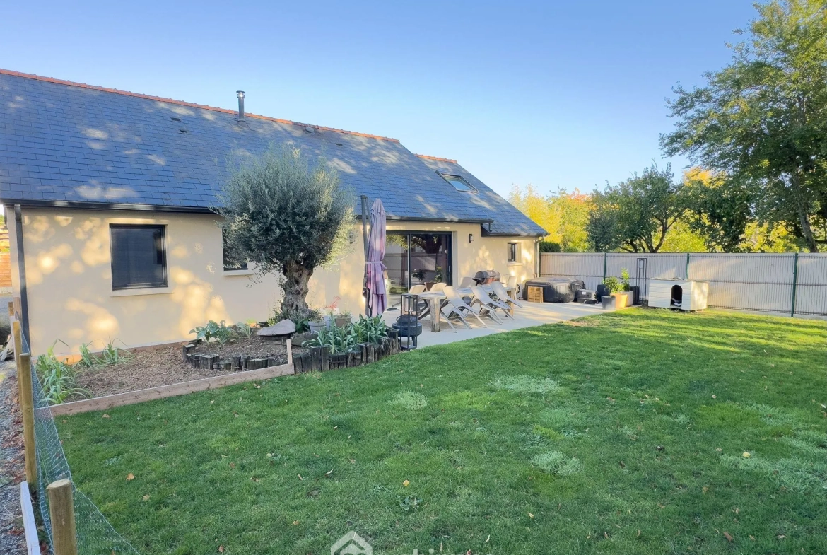 Maison 115,65 m² avec 4 chambres à La Ménitré – Terrain de 1014 m², proche commodités 