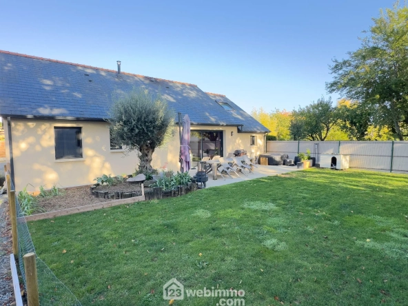 Maison 115,65 m² avec 4 chambres à La Ménitré – Terrain de 1014 m², proche commodités