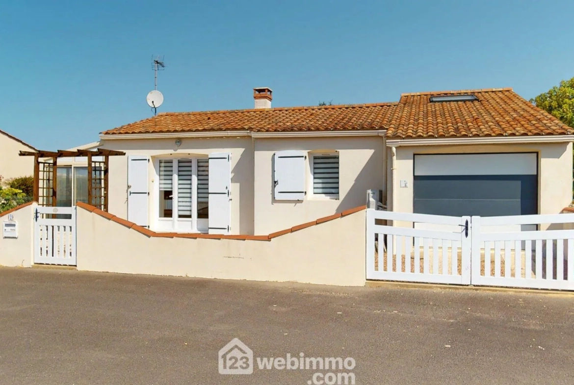 Maison à Jard-sur-Mer de 80,90 m² avec terrasse et garage, proche plages 