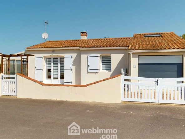 Maison à Jard-sur-Mer de 80,90 m² avec terrasse et garage, proche plages