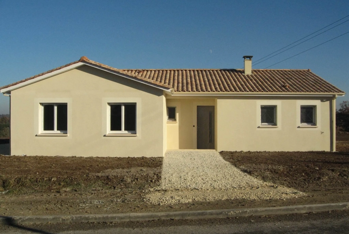 Projet de construction d'une maison neuve 90 m² à La Chapelle de Surieu 