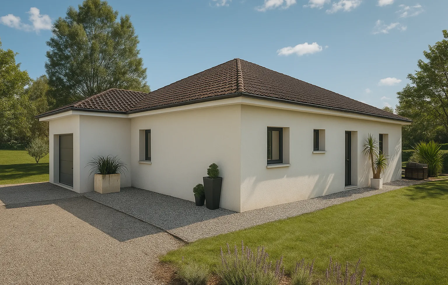 Maison neuve de 90 m² avec 3 chambres à Dolomieu - Performance RE2020 