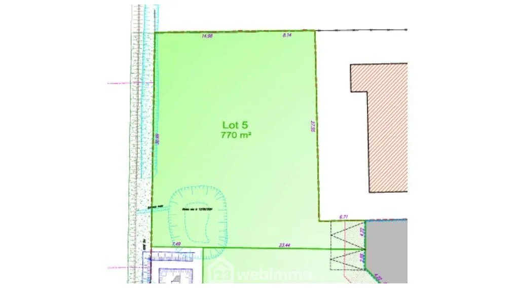 Terrain à bâtir de 770 m² à Talmont-Saint-Hilaire avec viabilisation et emplacement paisible 