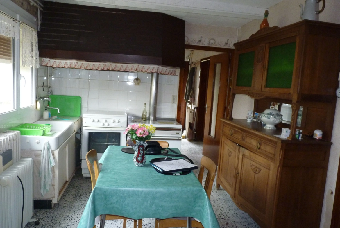 Maison à vendre de 125m² proche Signy l'Abbaye avec cave et grand terrain 