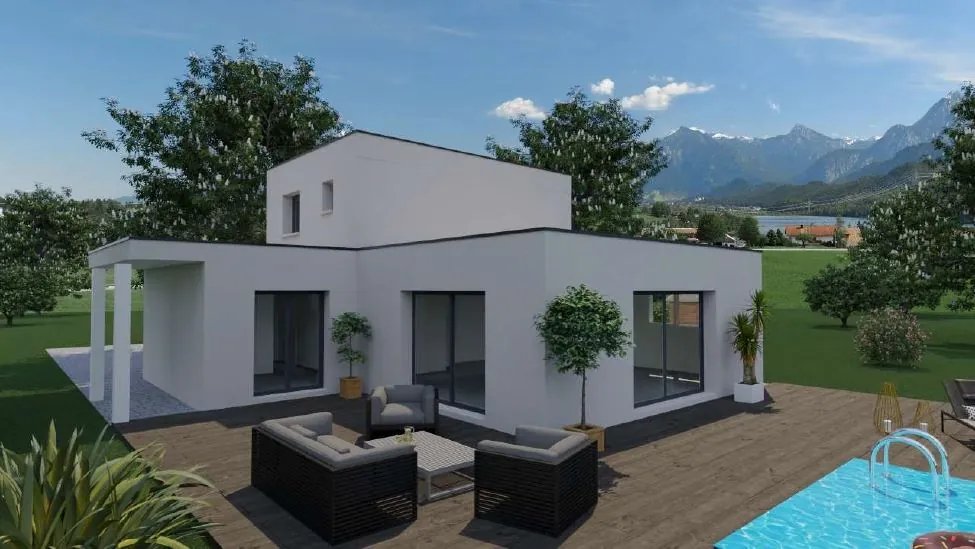Maison neuve de 90 m² avec jardin à Virieu - Pavillons des Alpes 
