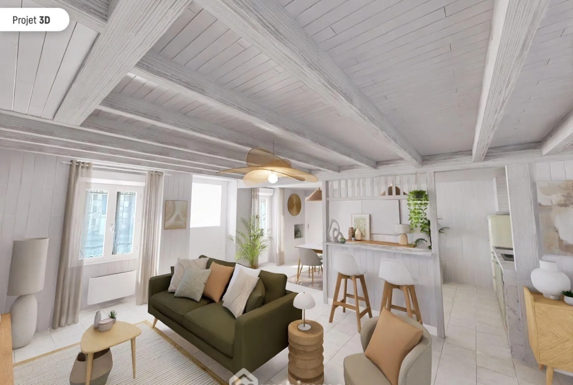 Maison à rénover de 74 m² à Coulombiers avec potentiel d'extension 