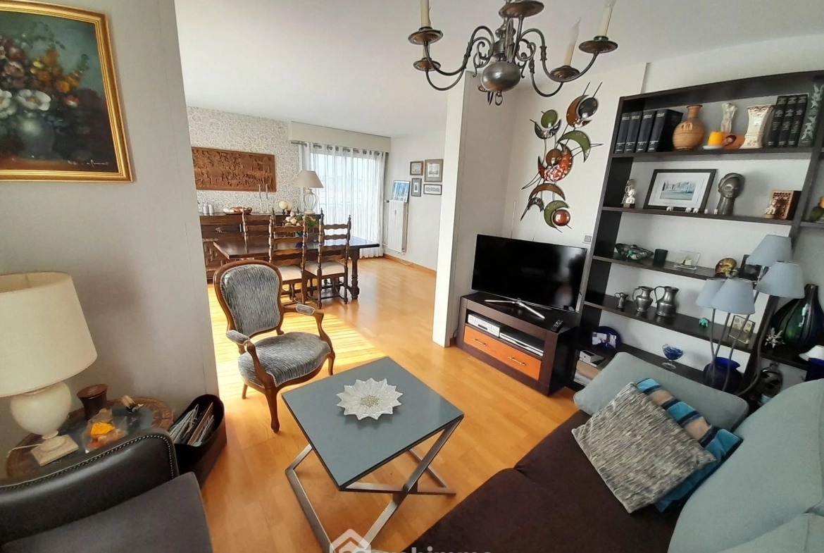 À vendre appartement de 93 m² à Rouen, île Lacroix avec 3 chambres et balcons 