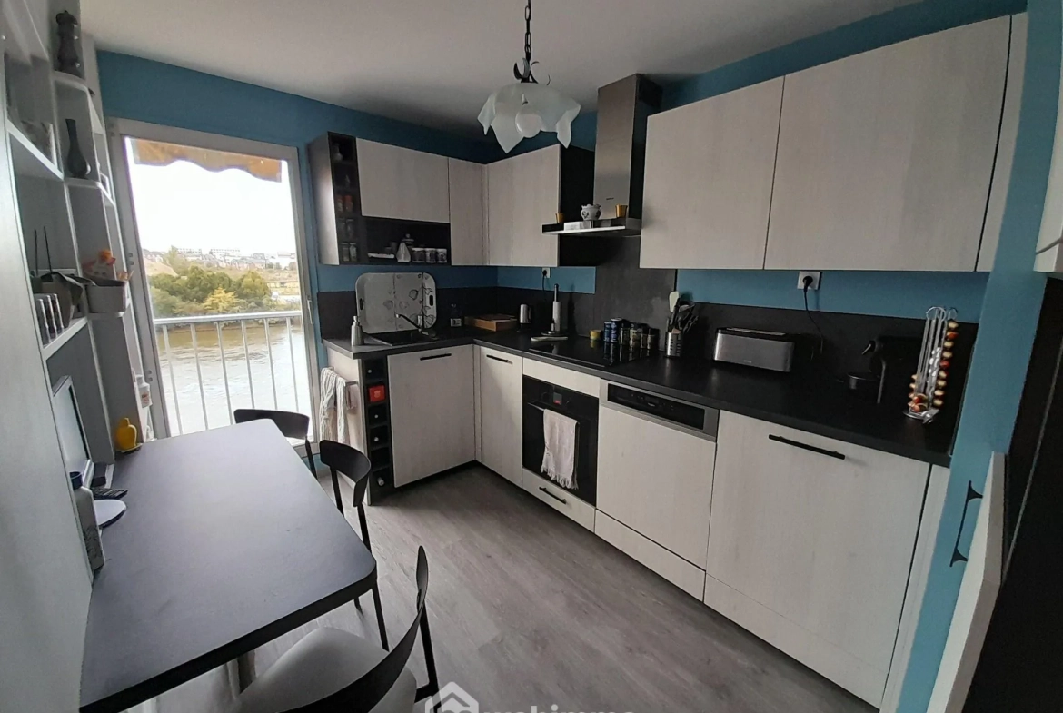 À vendre appartement de 93 m² à Rouen, île Lacroix avec 3 chambres et balcons 