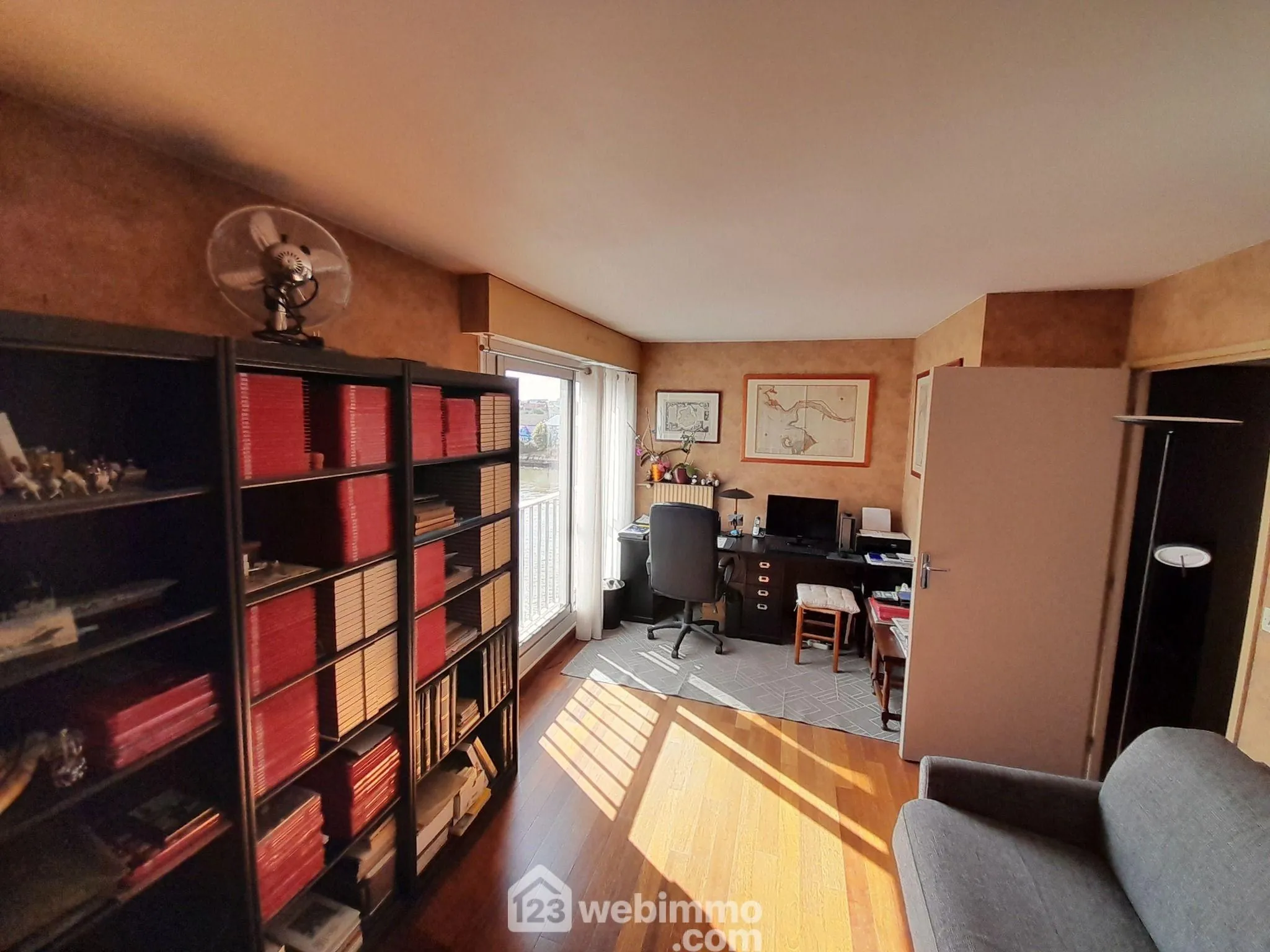 À vendre appartement de 93 m² à Rouen, île Lacroix avec 3 chambres et balcons 