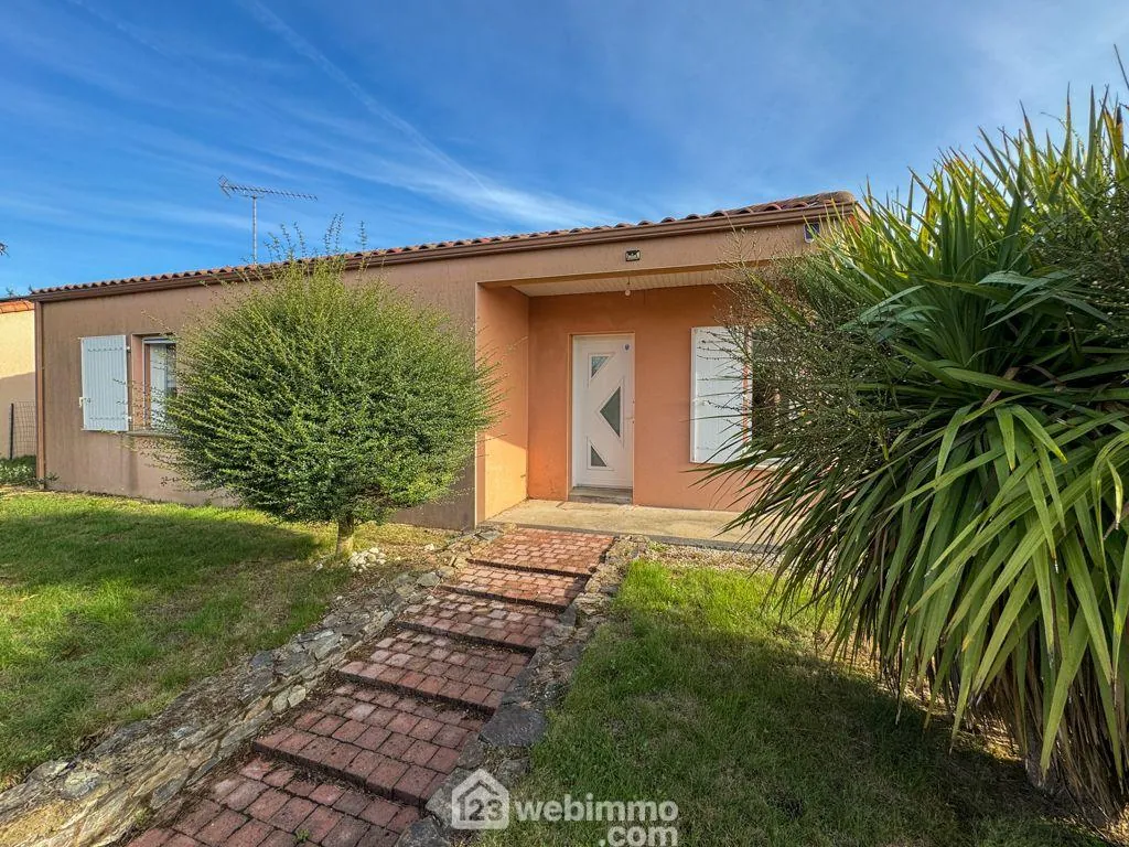 Belle maison 97m² avec 3 chambres et grand garage à Séveremont 