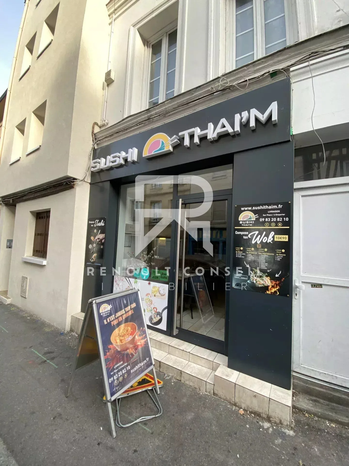 Local commercial loué à Rouen, 50 m², investissement rentable 