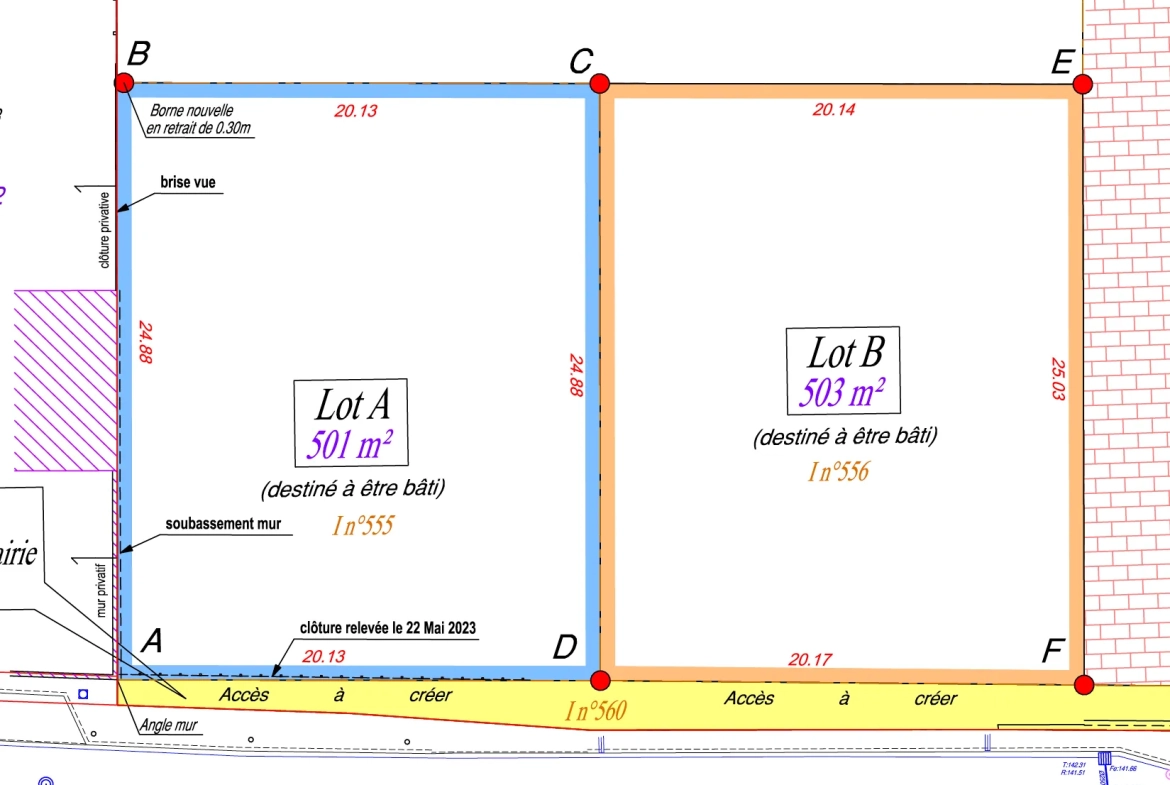 Terrains à bâtir de 500 m² à Maule - Parfait pour votre projet immobilier 