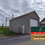 Grand garage de 40 m² avec terrain constructible à Jolimetz