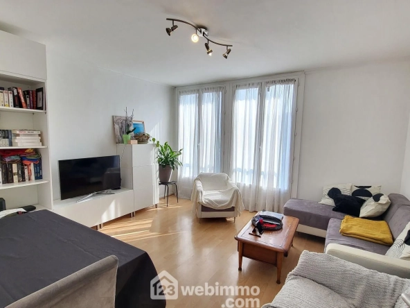 A vendre appartement lumineux de 71,25 m² à Fontaine avec vue sur Belledonne