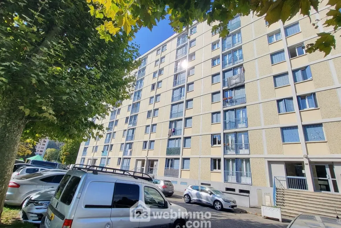 A vendre appartement lumineux de 71,25 m² à Fontaine avec vue sur Belledonne 