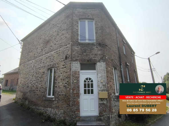 Petite maison à Bachant avec parking et espace intérieur maximal