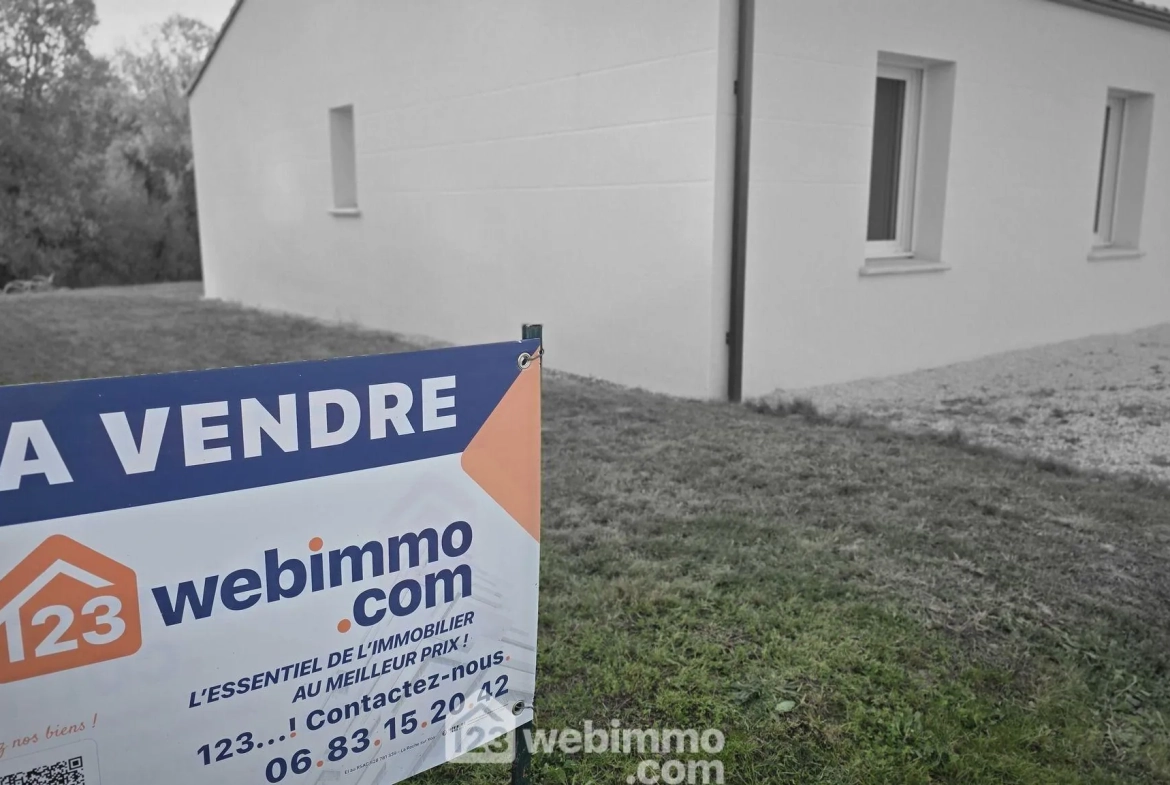 Maison neuve 81,6 m² avec vue à Talmont-Saint-Hilaire – Résidence moderne et éco-responsable 