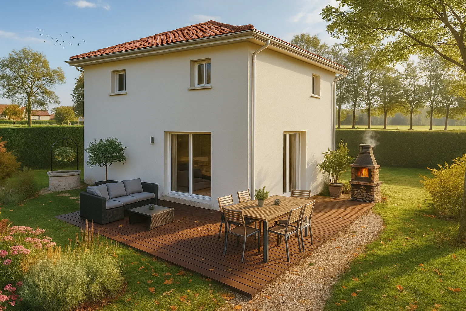 Maison neuve 90 m² avec jardin à Charavines – Confort et Écologie 