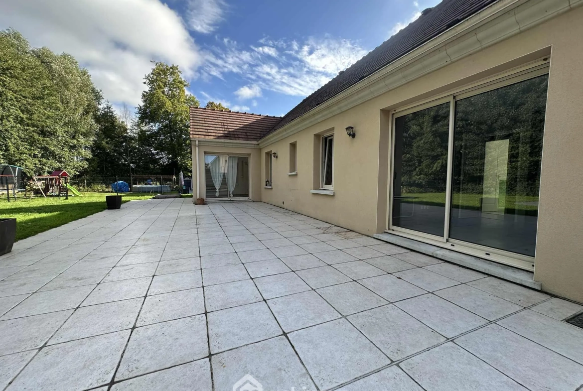 Maison de plain-pied à vendre à Mons en Lannois, 117 m², jardin, 3 chambres 