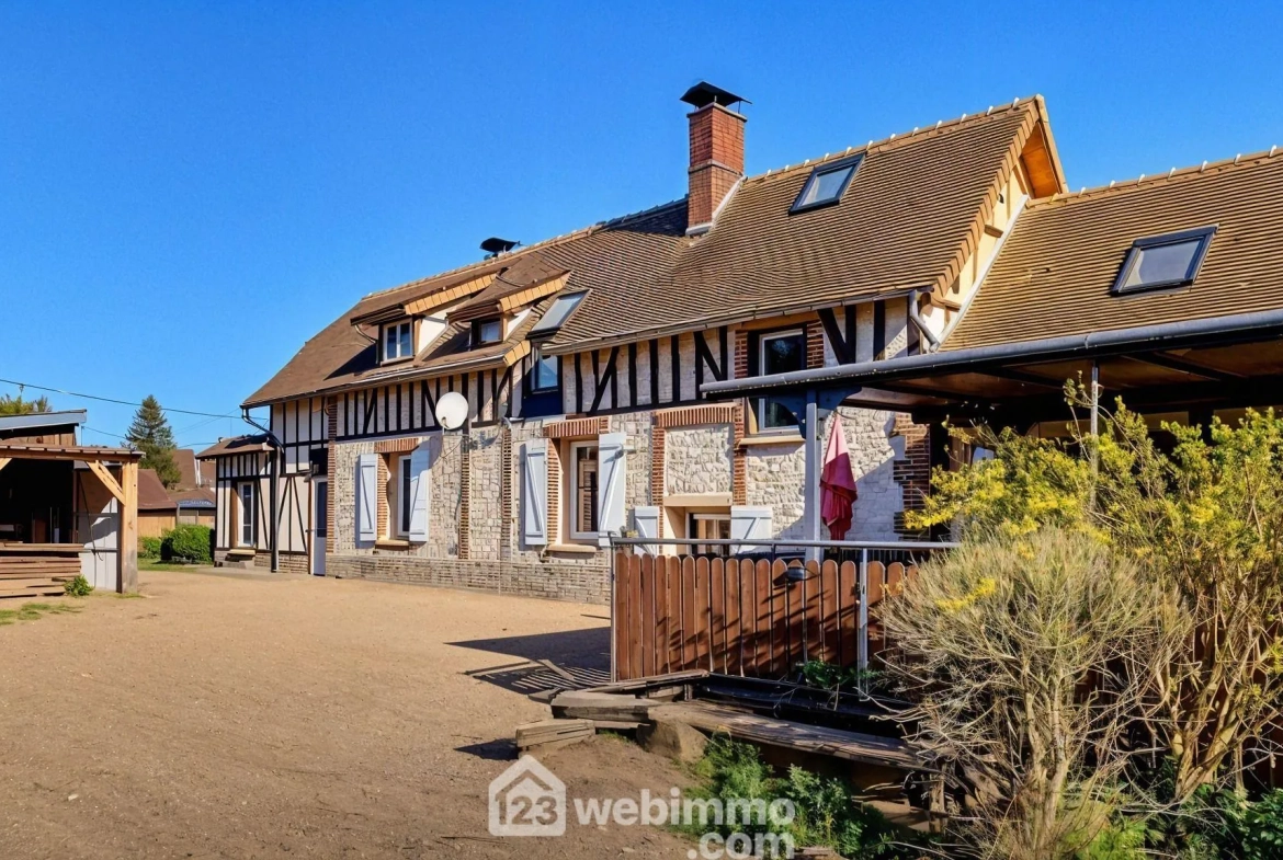 Belle maison familiale de 165 m² à Louviers avec grand terrain et garage 