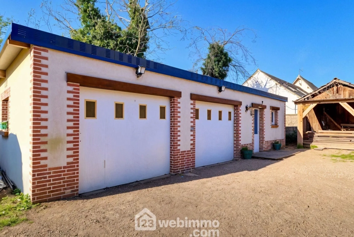 Belle maison familiale de 165 m² à Louviers avec grand terrain et garage 