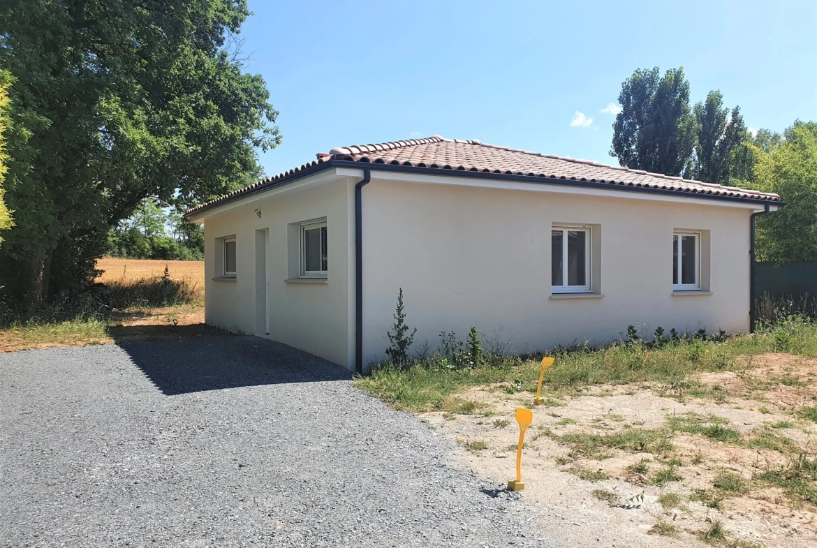 Maison neuve moderne à Épinouze avec 3 chambres et terrain de 651 m² 