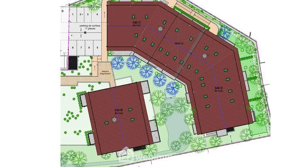 Appartement T2 dernier étage avec terrasse et parking à Vitrolles 