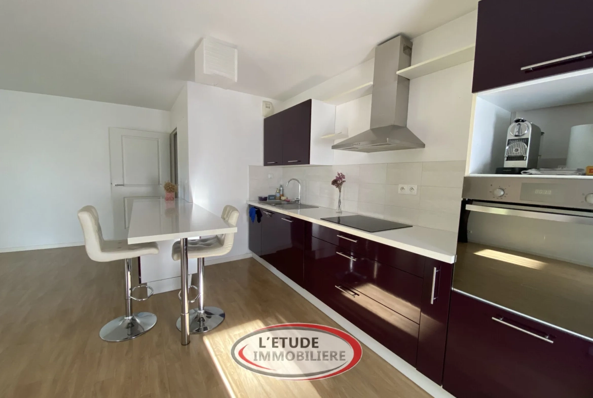 Appartement 3 pièces avec balcons et parking à Nantes Nord 