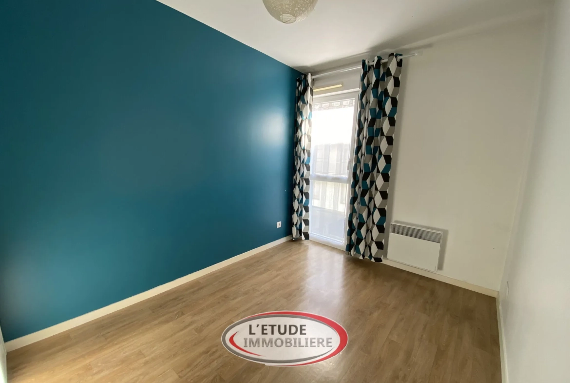 Appartement 3 pièces avec balcons et parking à Nantes Nord 