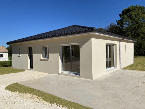 Maison neuve à Moissieu-sur-Dolon - 3 chambres, terrain 600 m², prix à partir de 205 000 €
