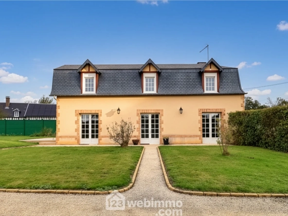 Maison ancienne à vendre à Daubeuf-la-Campagne – 135m² avec jardin et garage