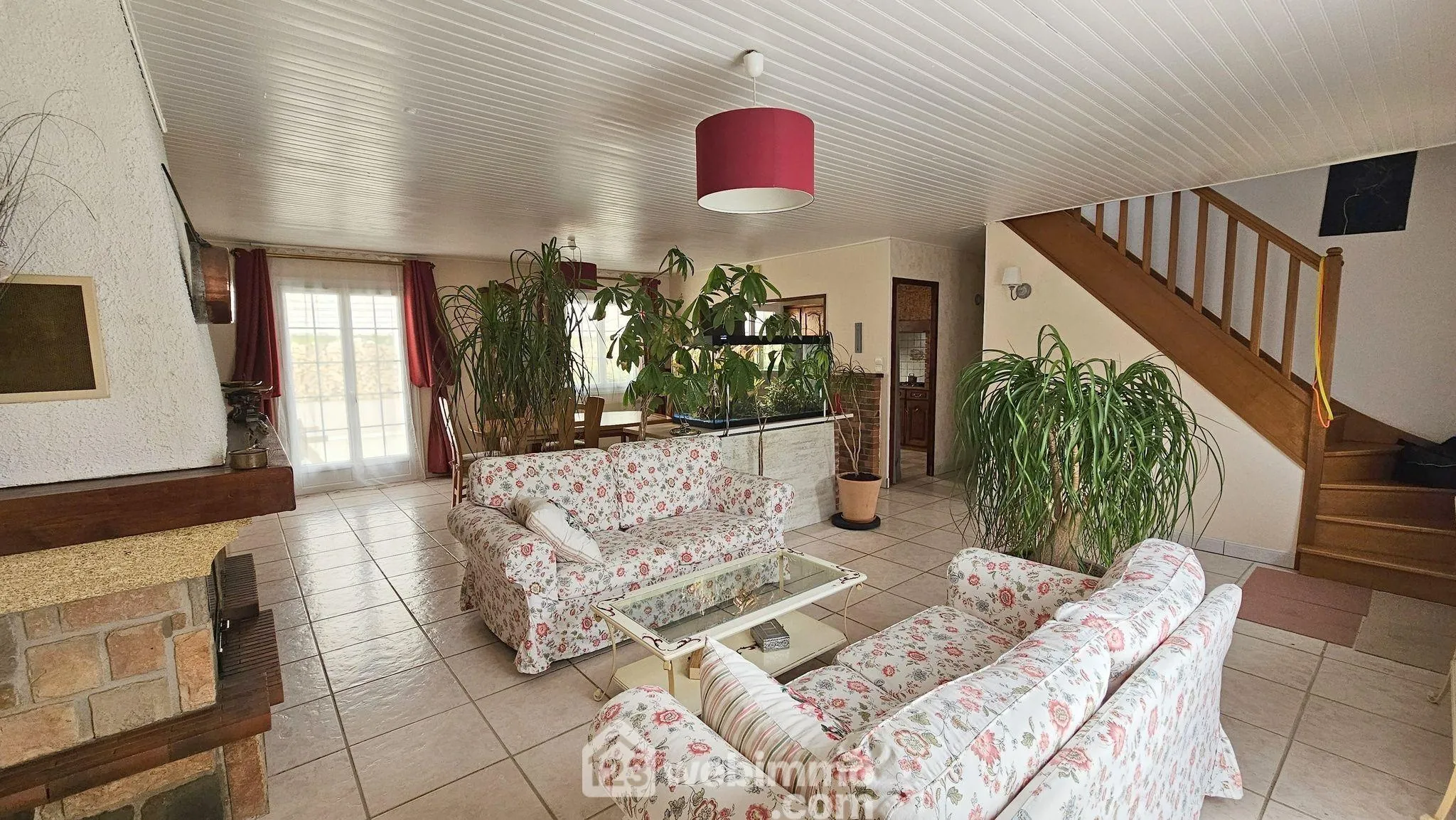 Maison de plain-pied avec jardin et sous-sol aménagé dans le Malesherbois 