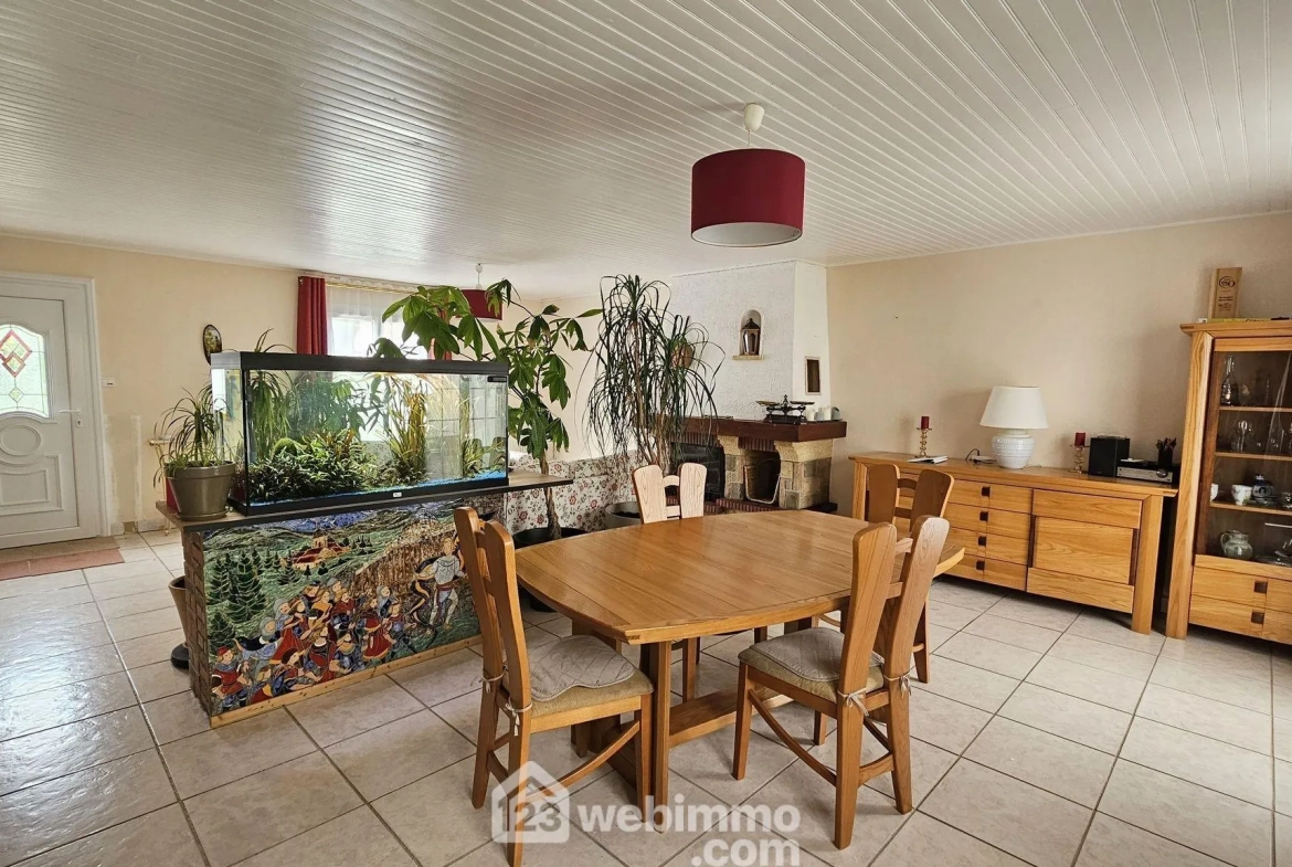 Maison de plain-pied avec jardin et sous-sol aménagé dans le Malesherbois 