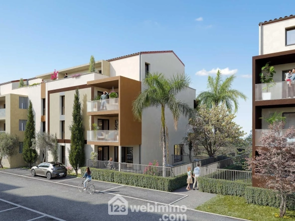 Appartement T2 neuf à Alénya avec terrasse, livraison en 2027