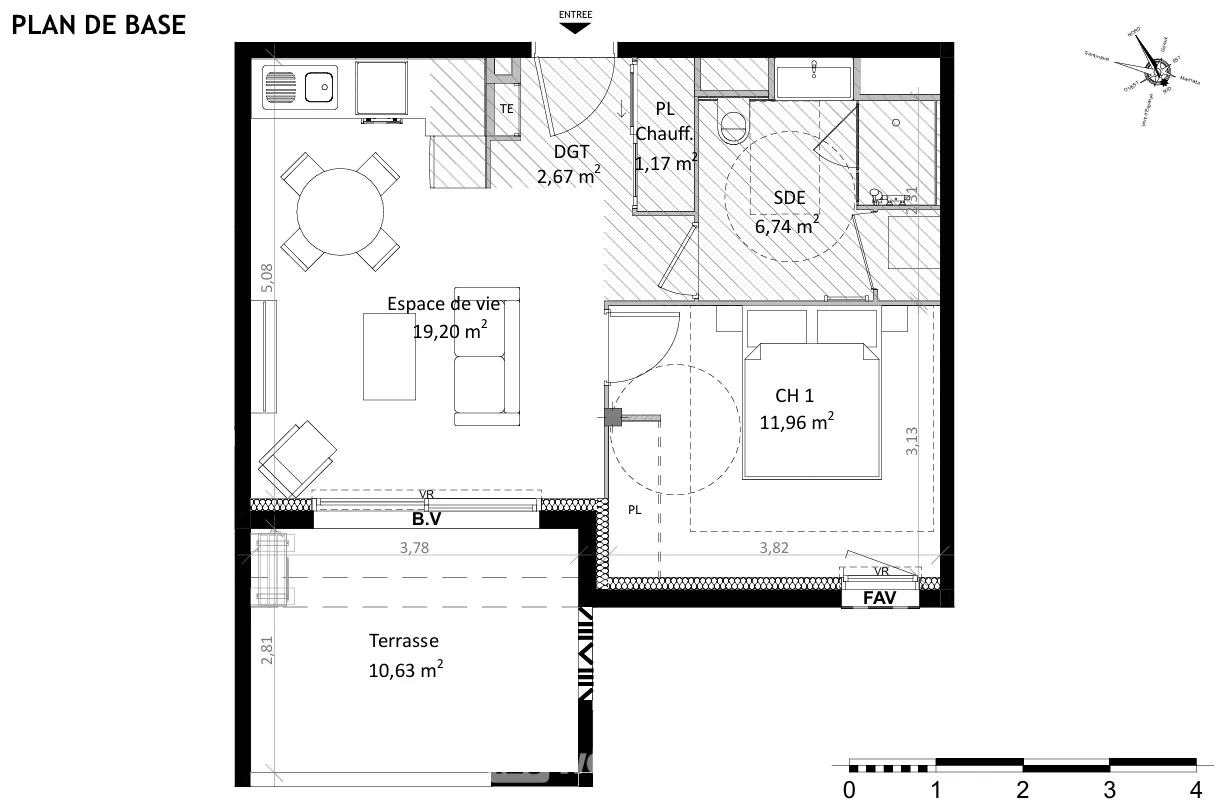 Appartement T2 neuf à Alénya avec terrasse, livraison en 2027 