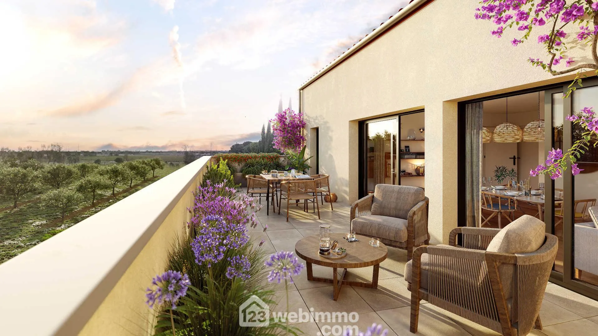 Appartement T2 neuf à Alénya avec terrasse, livraison en 2027 