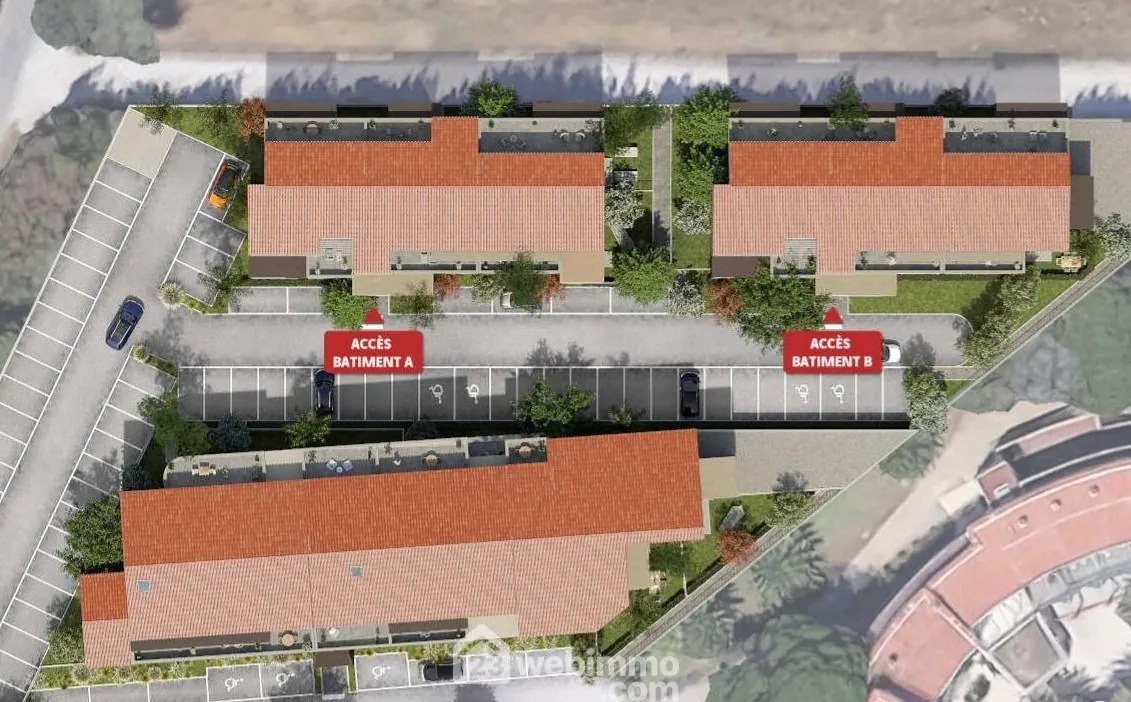 Appartement T2 neuf à Alénya - Résidence sécurisée avec terrasse et jardin privé 