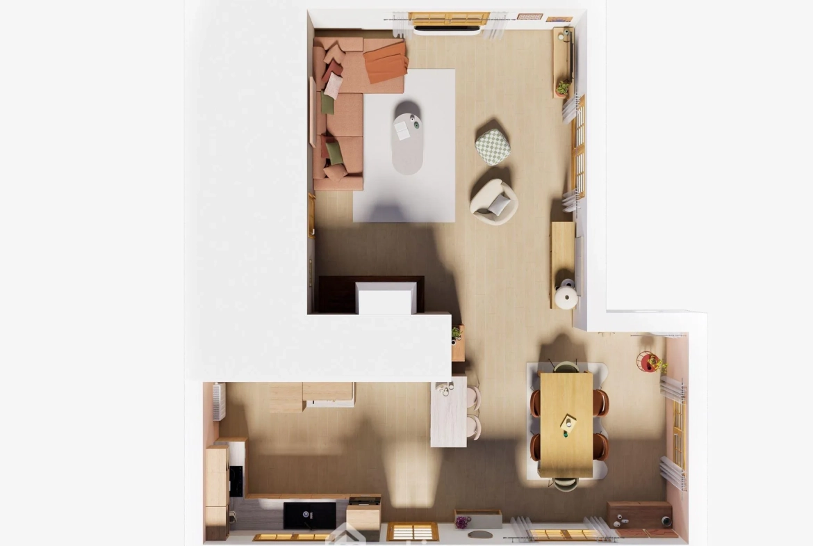 Maison spacieuse de 138 m² à vendre à Sèvres-Anxaumont avec terrain arboré 